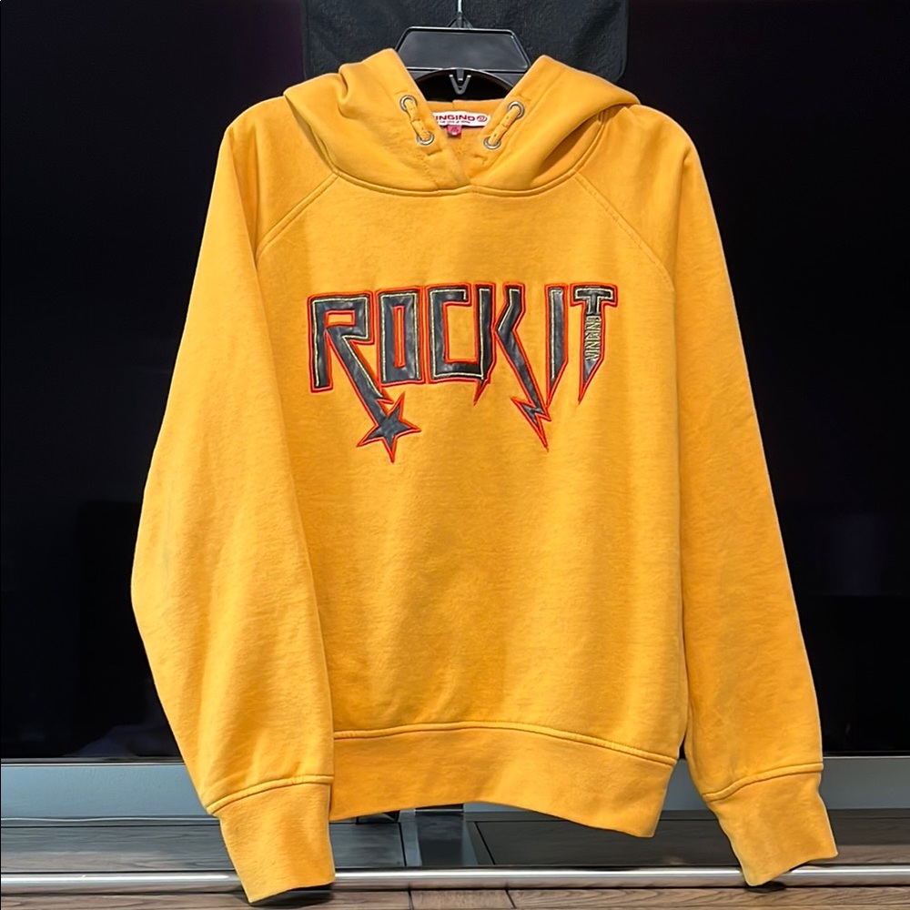Unisex Yellow Kids Hoodie